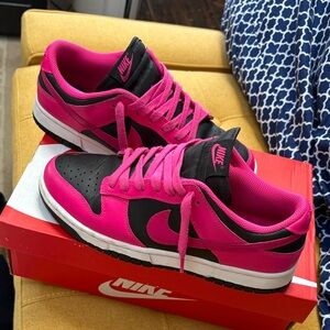 Nike Women's Bold Pink and Black Sneakers